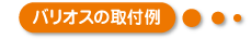 バリオスの取付例